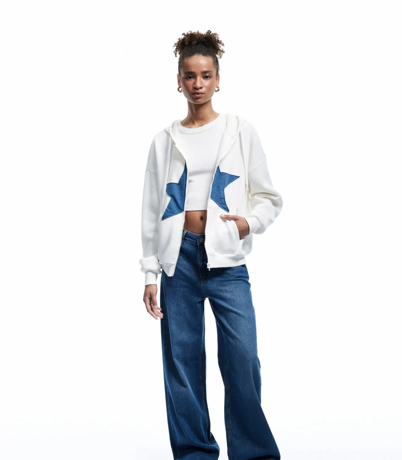 Koton Zippered Sweatshirt