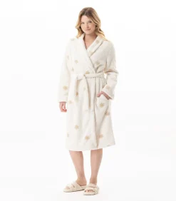 Kruislingse badjas met motief ESSENTIEL 168
