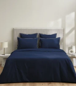 Kussensloop | Vendôme - Marine / Blanc