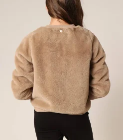 KYLERA - Sweatshirt van imitatiebont met 