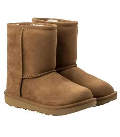 Laarzen ugg Classic II van bruin leer voor meisjes