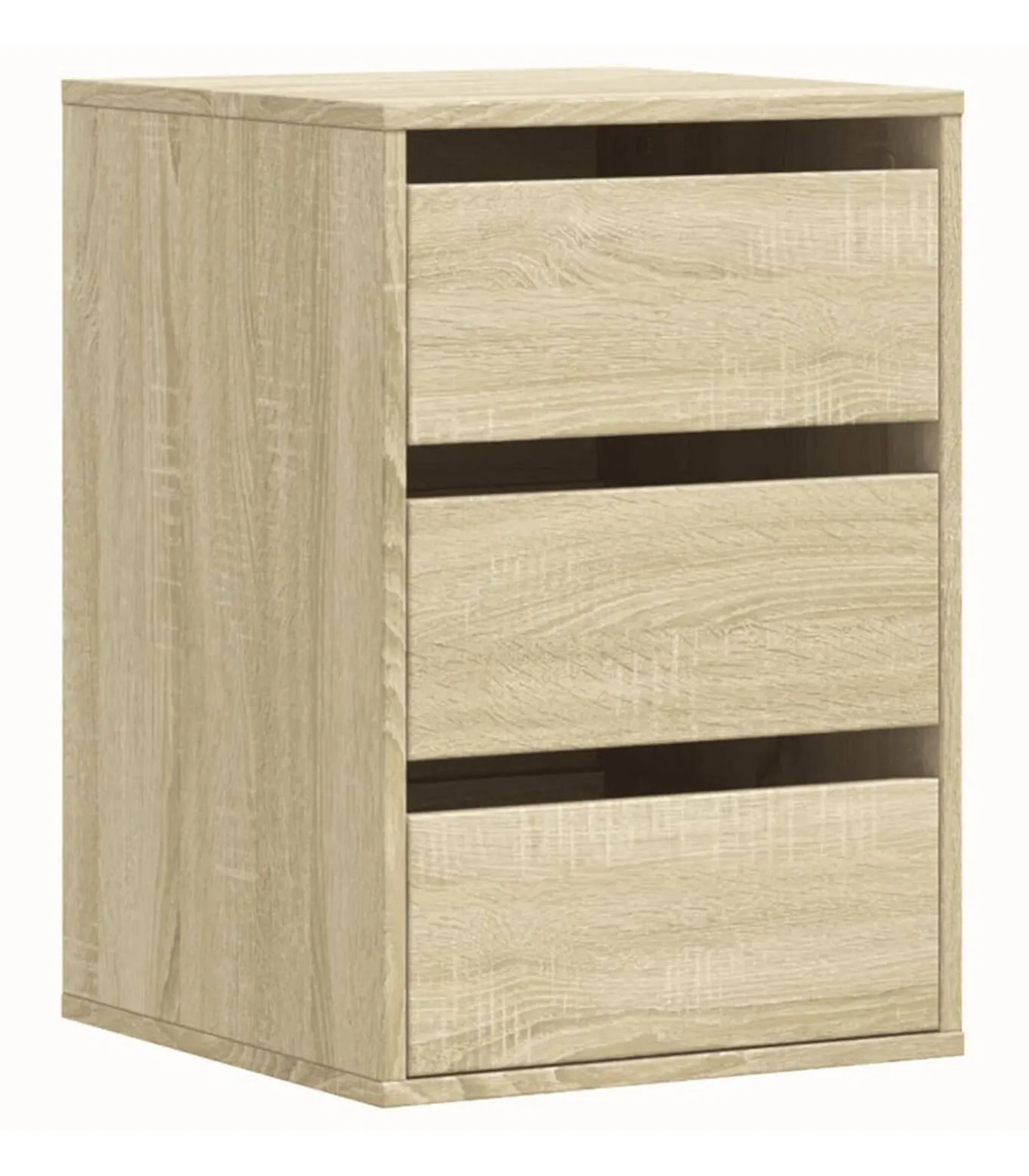 Ladekast 40x41x58 cm bewerkt hout sonoma eikenkleurig