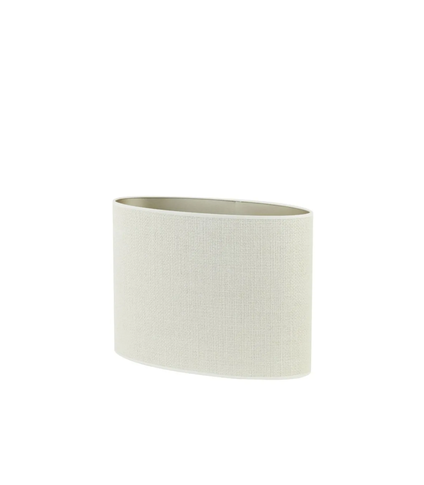 Lampenkap ovaal Saverna - Eiwit - 45x21x32cm