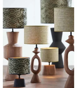 Lampenkap Tweed - Groen - 25x25x18cm