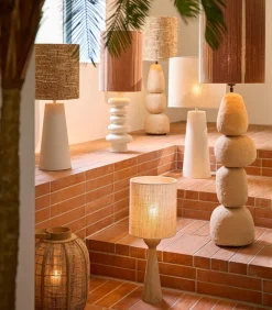 Lampvoet Festina - Licht bruin - Ø9x33cm