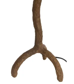 Lampvoet Guja - Donkerbruin - 20x20x57cm