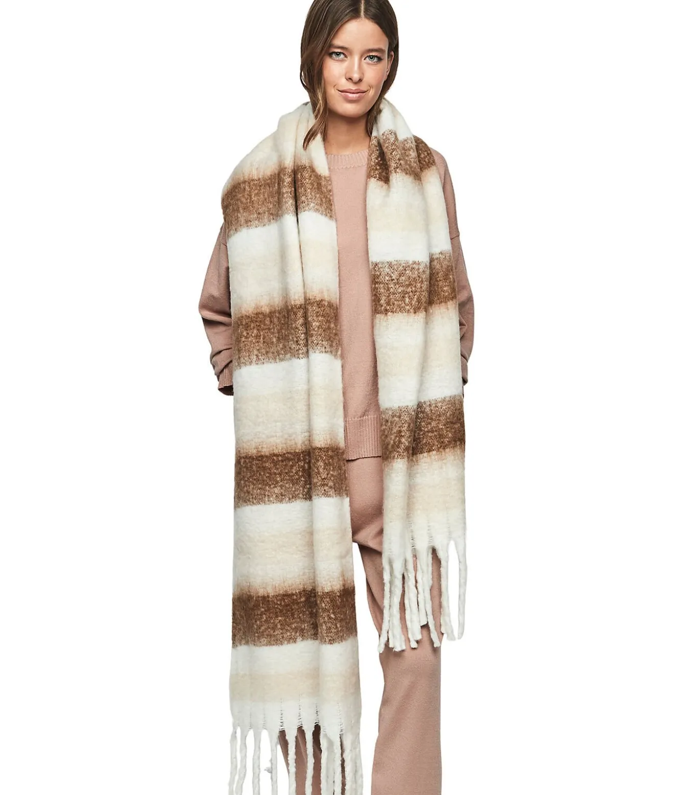 Lange gestreepte sjaal PC1 STYLE ADD