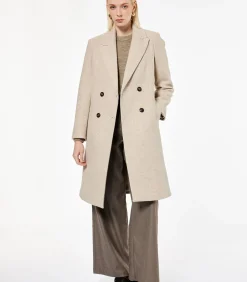 Lange Kaasjas Met Knoopsluiting En Zakdetails