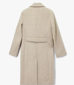 Lange Kaasjas Met Knoopsluiting En Zakdetails