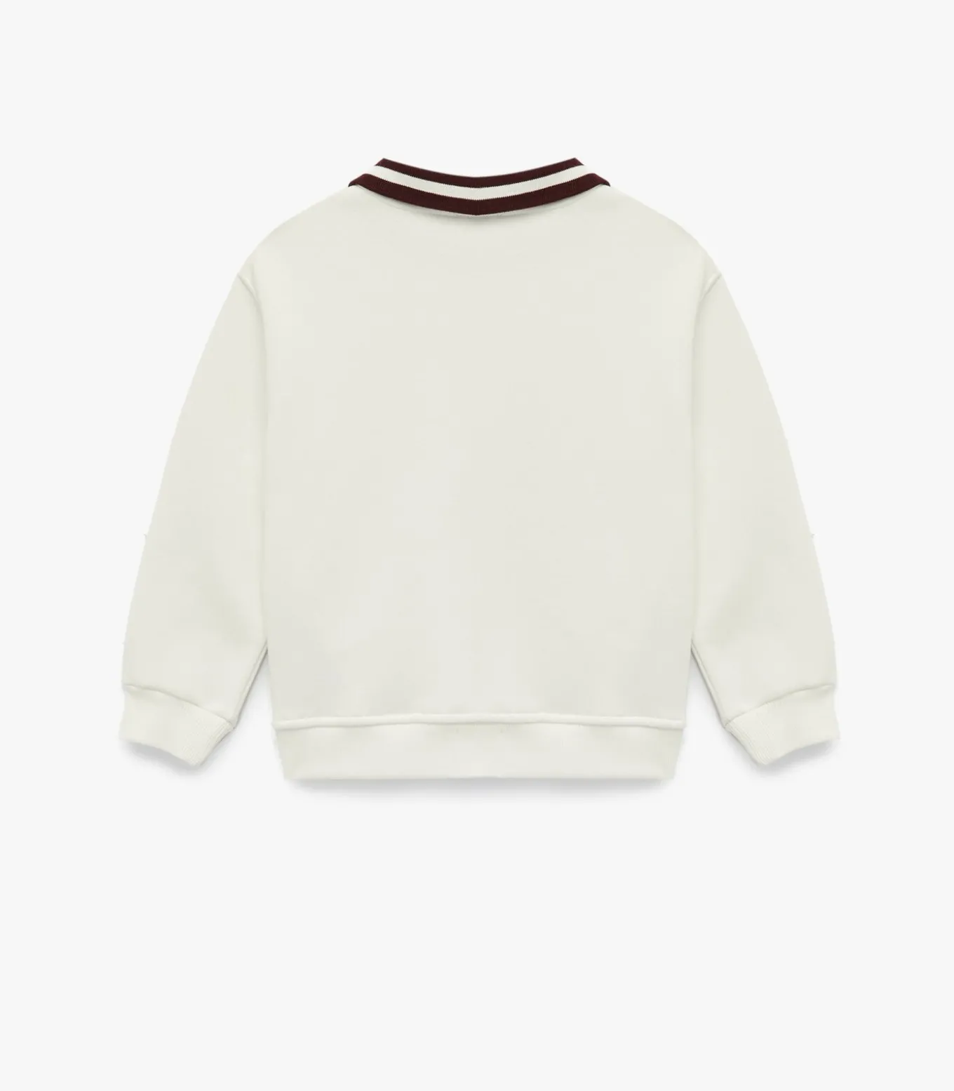 Lange Mouwen Sweatshirt met Kraag en Print