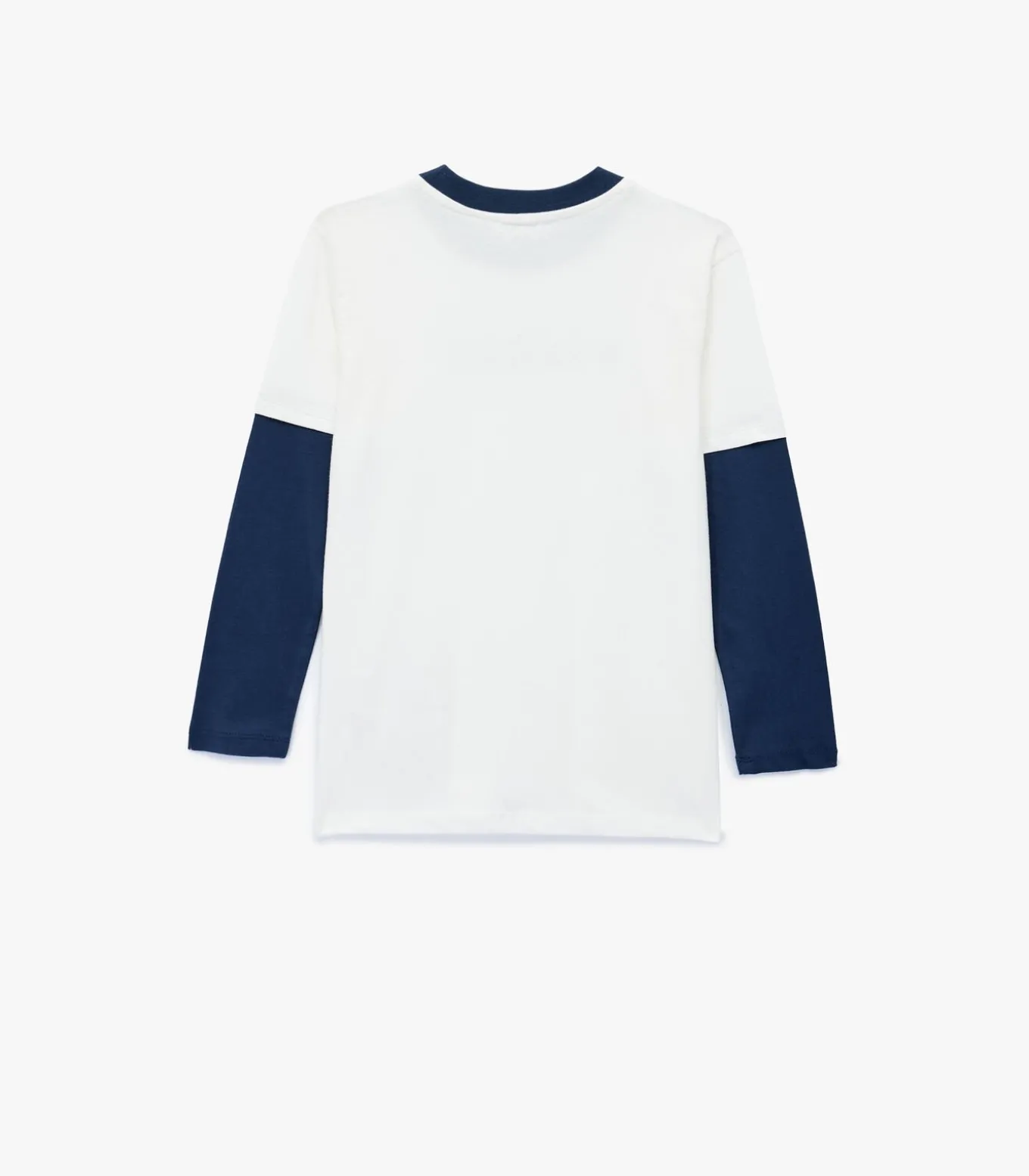 Lange Mouwen T-shirt Ronde Hals Katoen Bedrukt