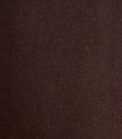 Lange oversized bruine wollen jas