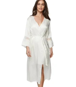 Lange satijnen negligé AGATHA WEDDING