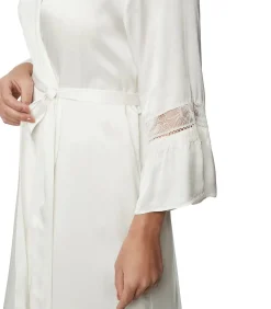 Lange satijnen negligé AGATHA WEDDING