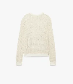 Lange Trui Ronde Hals Met Bontrand