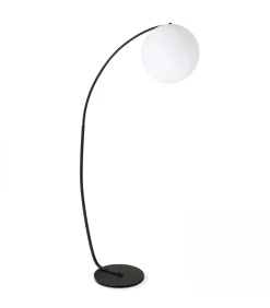 Lantaarnpaal boog zwart polyethyleen