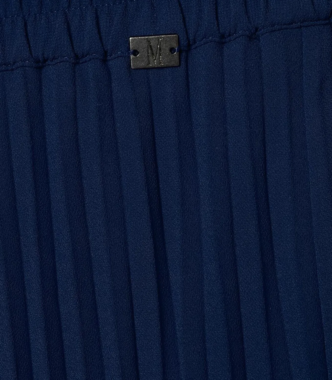 Lara Plisse Rok Navy