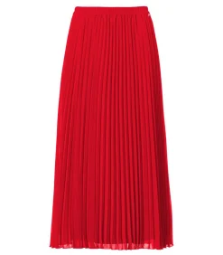 Lara Plisse Rok Rood