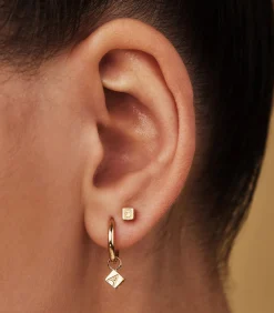 Le Carré Oorbellen goudkleurig IB360077-J