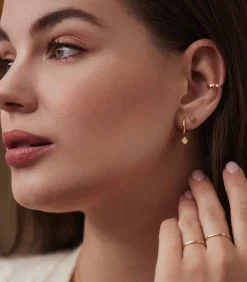 Le Carré Oorbellen goudkleurig IB360077-J