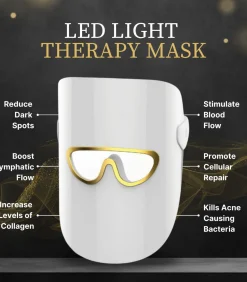 LED Lichttherapie Masker