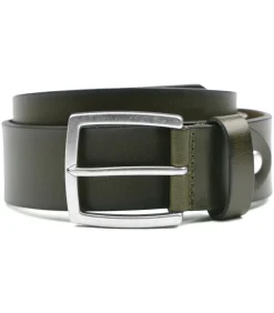 Leren Riem Groen Washed