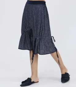 Liberty Print Velvet trapeze rok en satijnen vooringenomenheid