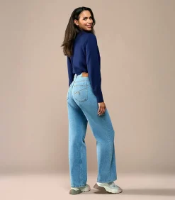 Lienna Broek Denim Blauw
