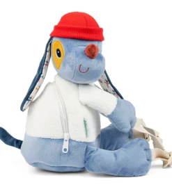 Lilliputiens rugzak Jules de hond - zachte kinderrugzak verstelbaar comfort