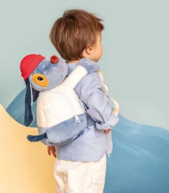 Lilliputiens rugzak Jules de hond - zachte kinderrugzak verstelbaar comfort