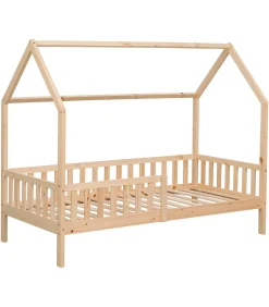 Lit cabane pour enfant 190x90cm en bois MARCEAU