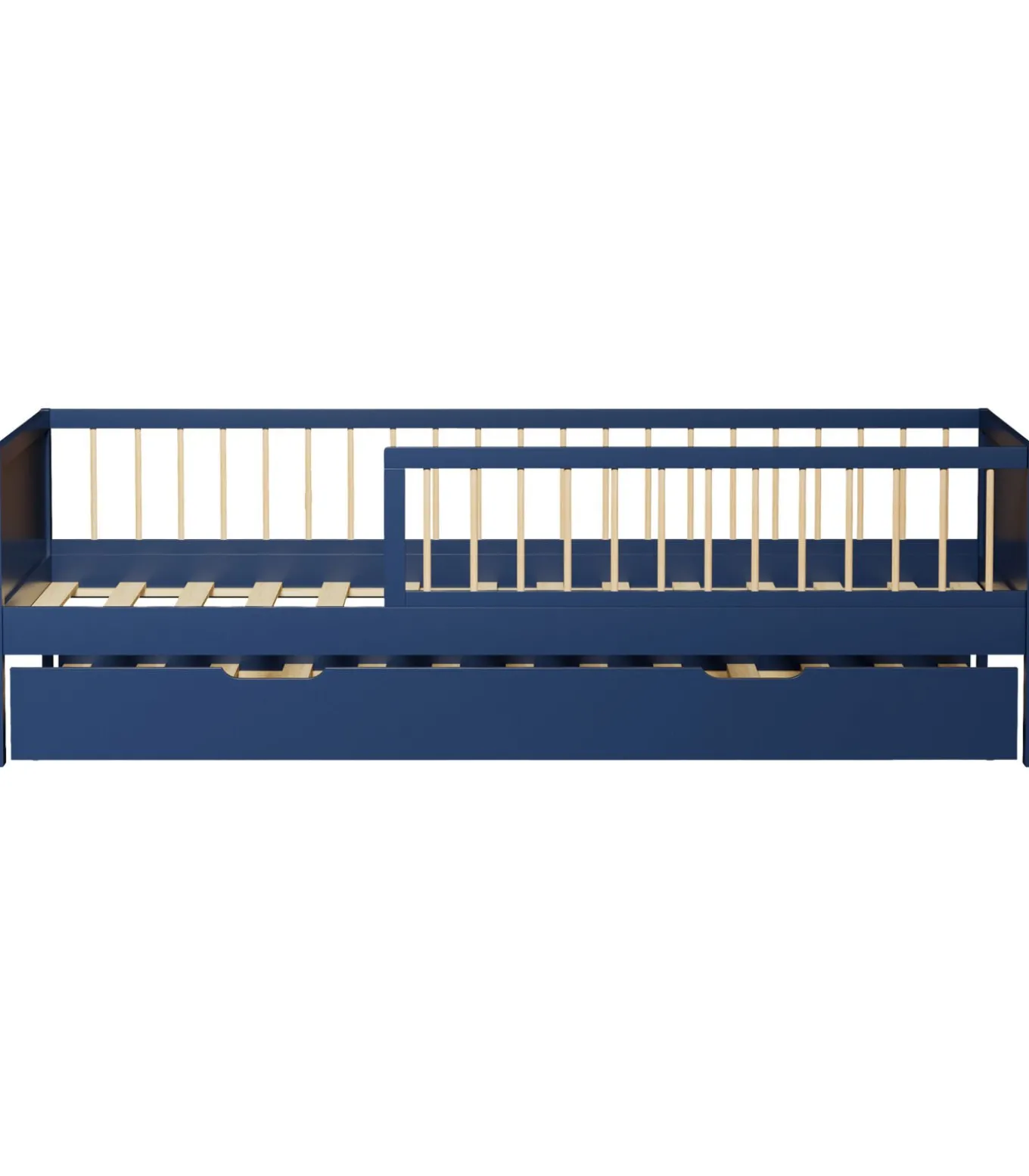 Lit gigogne pour enfant 190x90cm bleu foncé ADAM