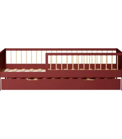 Lit gigogne pour enfant 190x90cm terracotta ADAM