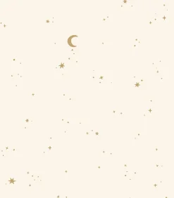 Little Dutch Vliesbehang - Moon and Stars - 1000x53