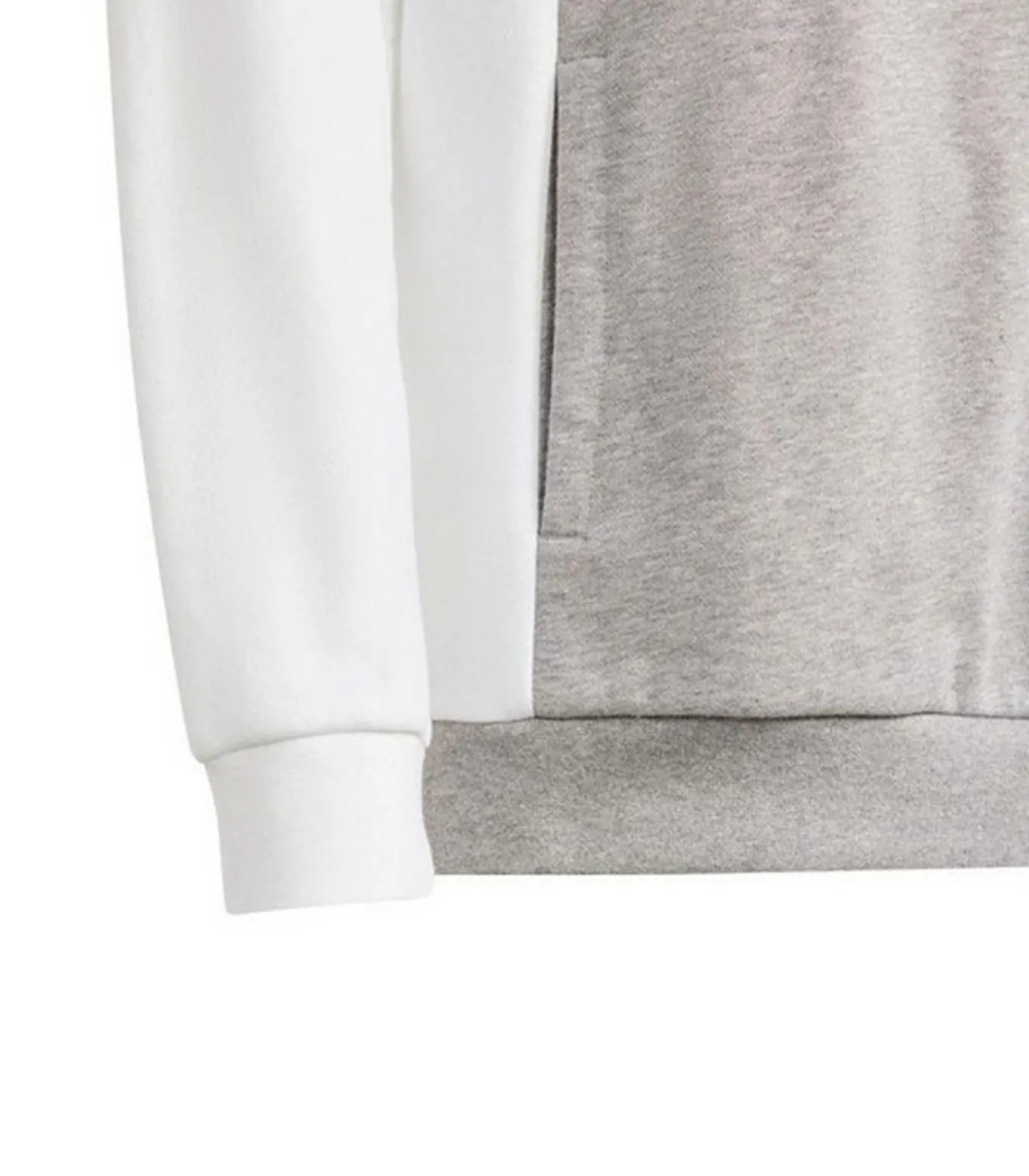 LOGO - Trui met kap - Wit