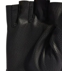 LOGO - Vingerloze Handschoenen - Zwart