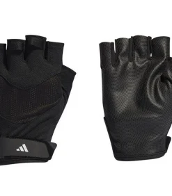 LOGO - Vingerloze Handschoenen - Zwart