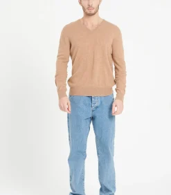 LUKE 1 V-hals Trui - 100% kasjmier