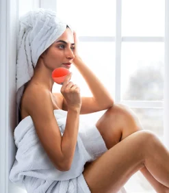 LUNA 4 mini Gezichtsreiniger Alle Huidtypen, Coral