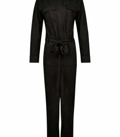 MADIA - Lange suède jumpsuit voor dames