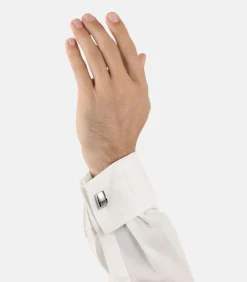 Manchetknoop voor mannen, roestvrij staal