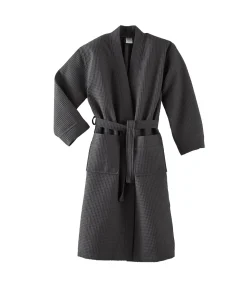 MANOIR Anthracite - Badjas unisex katoen
