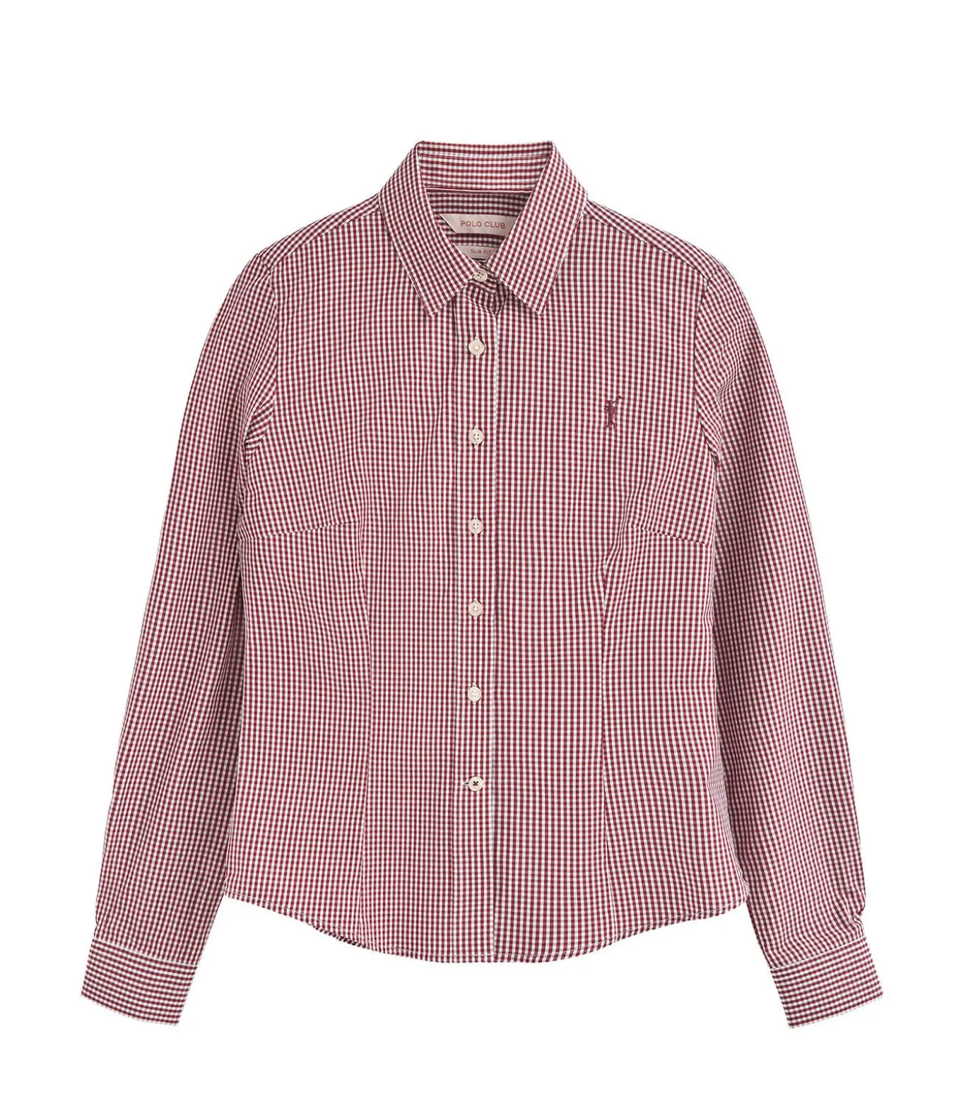 Marineblauw hemd met relaxed fit en klassieke kraag