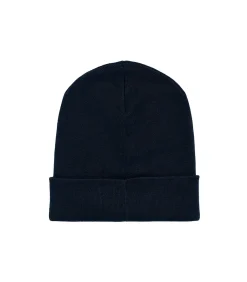 Marineblauwe beanie "Vinny" met geborduurd Rigby Go-logo