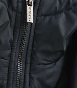 Marineblauwe blazer Harby met Polo Club-logo