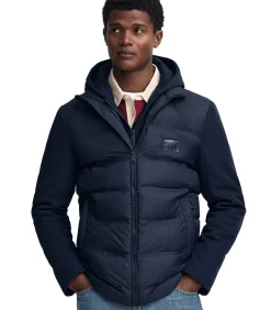 Marineblauwe jas Cenit met Polo Club-logo