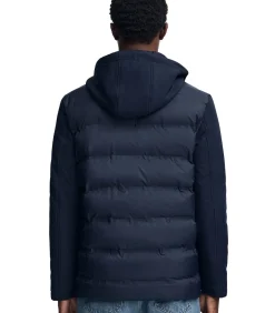 Marineblauwe jas Cenit met Polo Club-logo