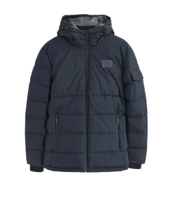 Marineblauwe jas Val Thorens met Polo Club-logo