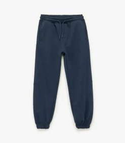 Marineblauwe Joggingbroek voor Jongens met Elastische Taille