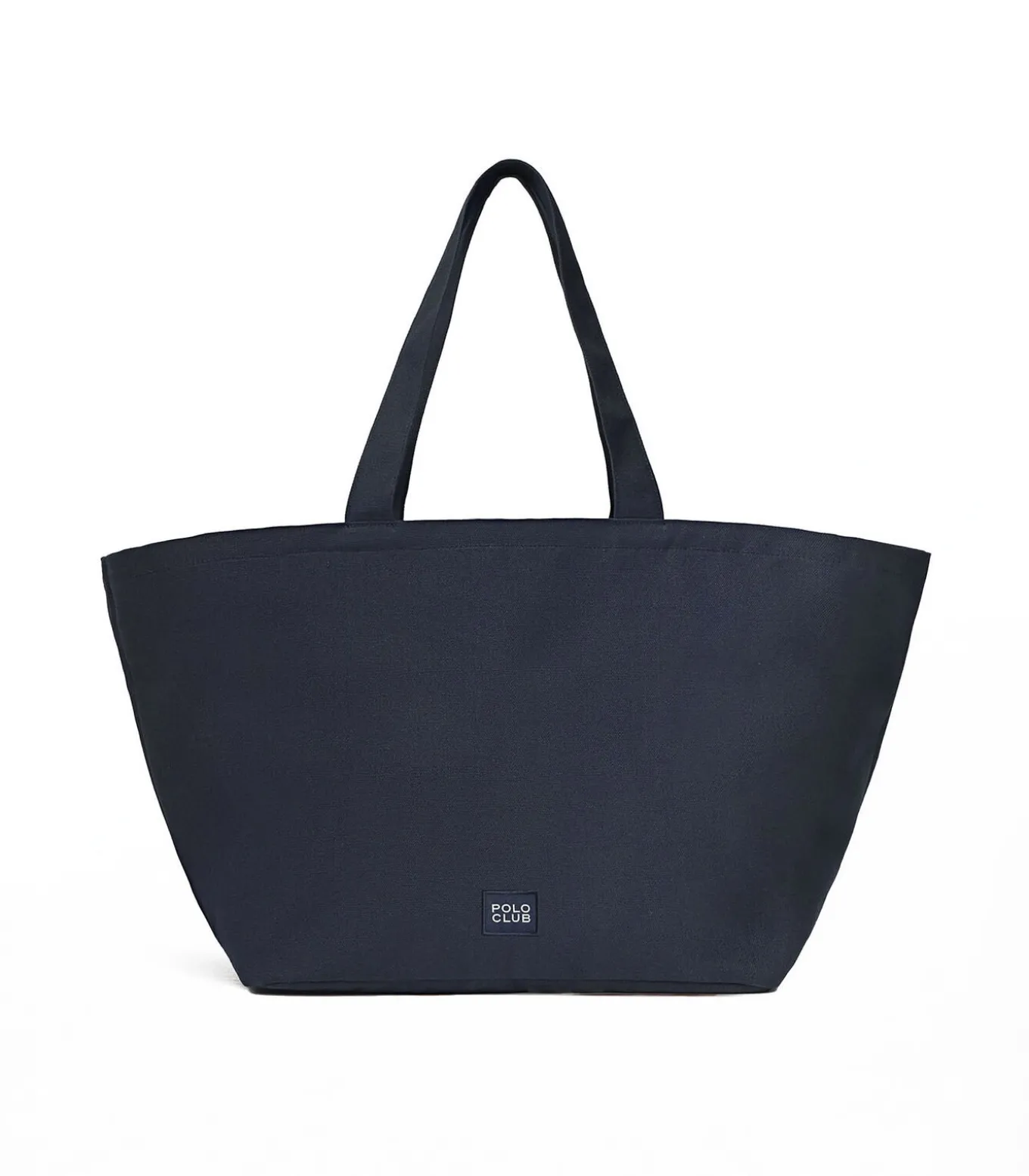 Marineblauwe shopper bag Sloane met Polo Club-opdruk Established 2012
